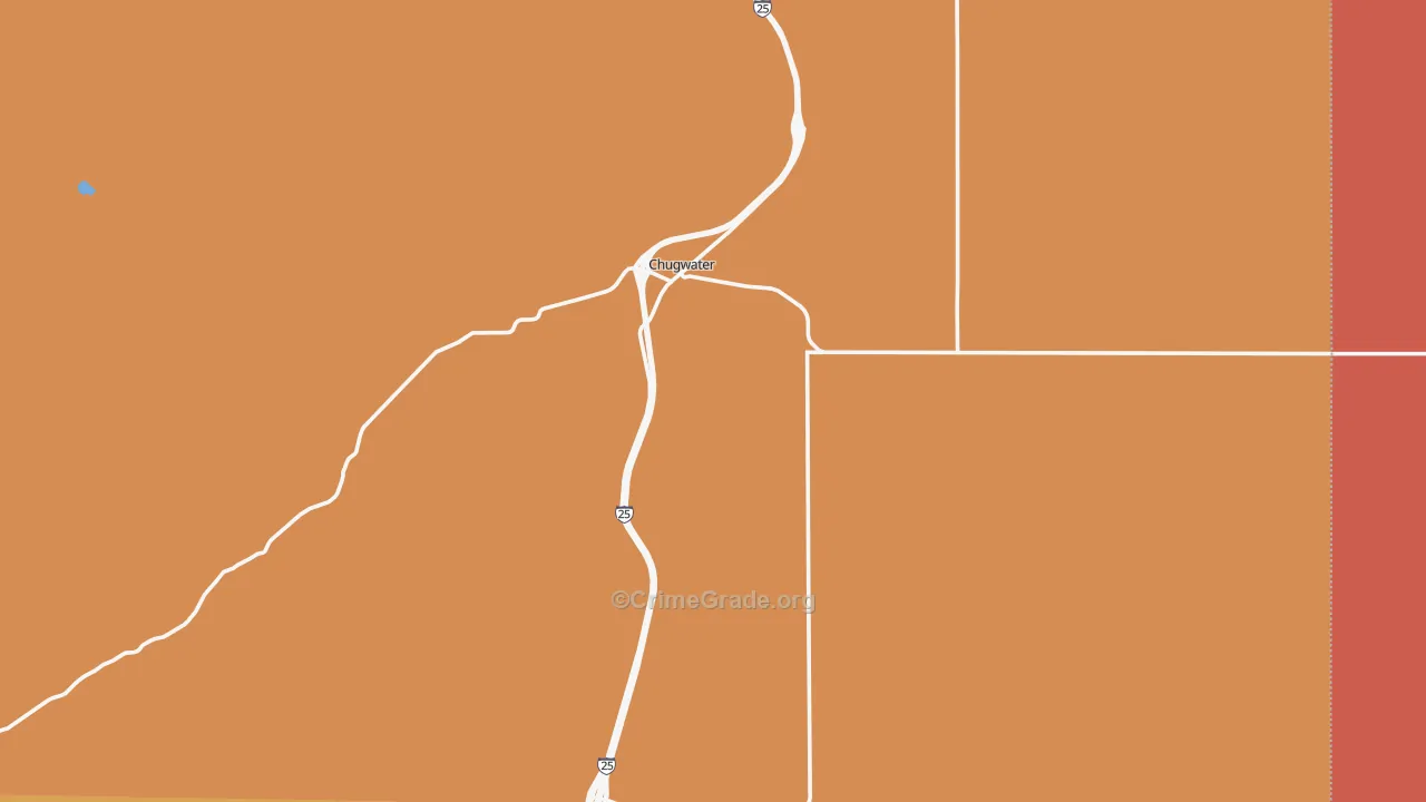 Chugwater, WY Map of Murder Rates