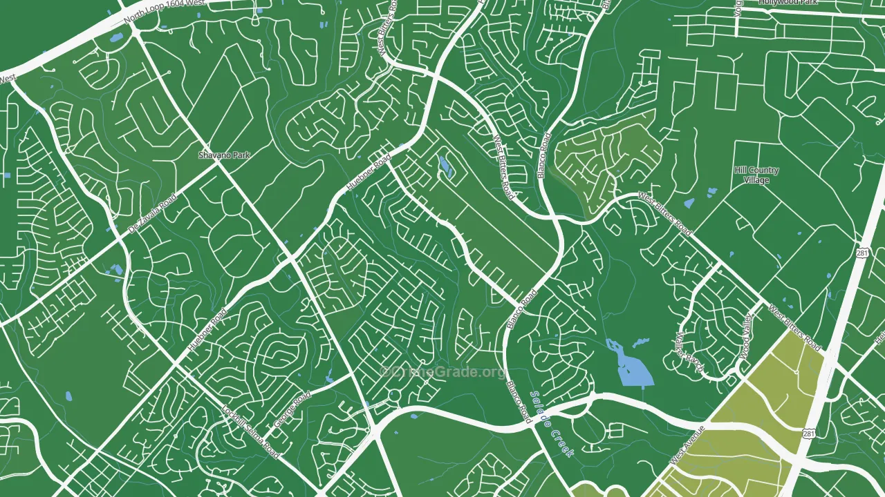 Churchill Estates, San Antonio, TX Map of Murder Rates
