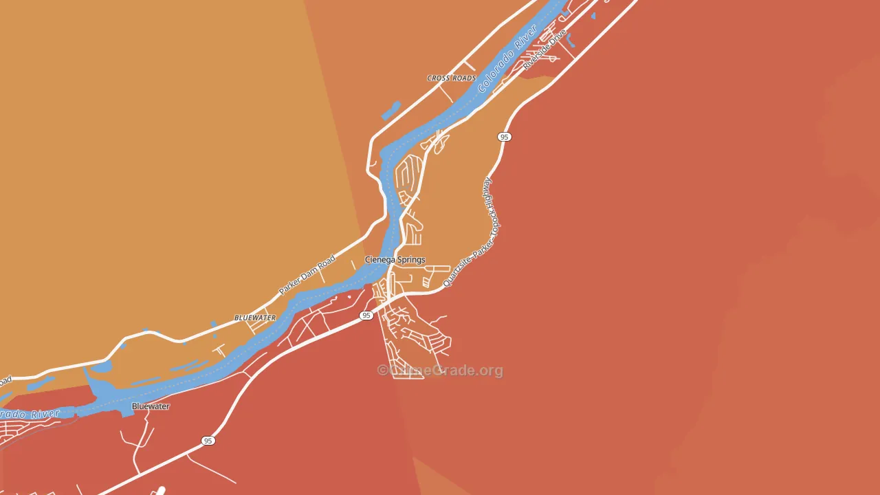 Cienega Springs, AZ Map of Murder Rates
