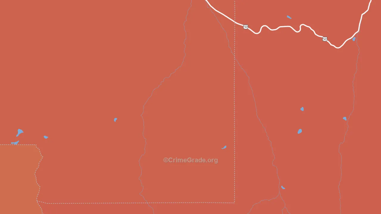 Cimarron, CO Map of Murder Rates