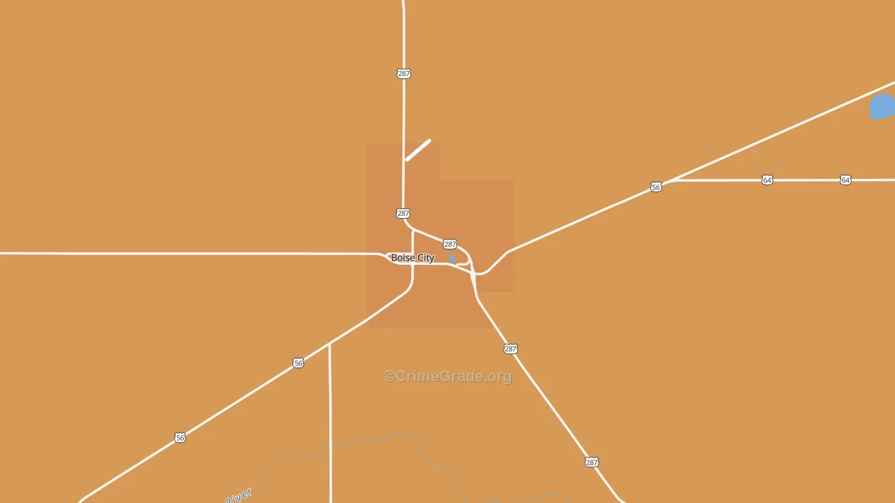 Cimarron County, OK Map of Murder Rates