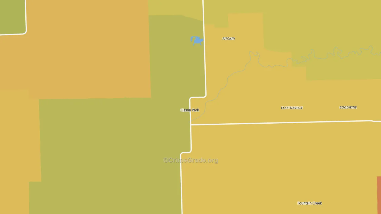 Cissna Park, IL Map of Murder Rates