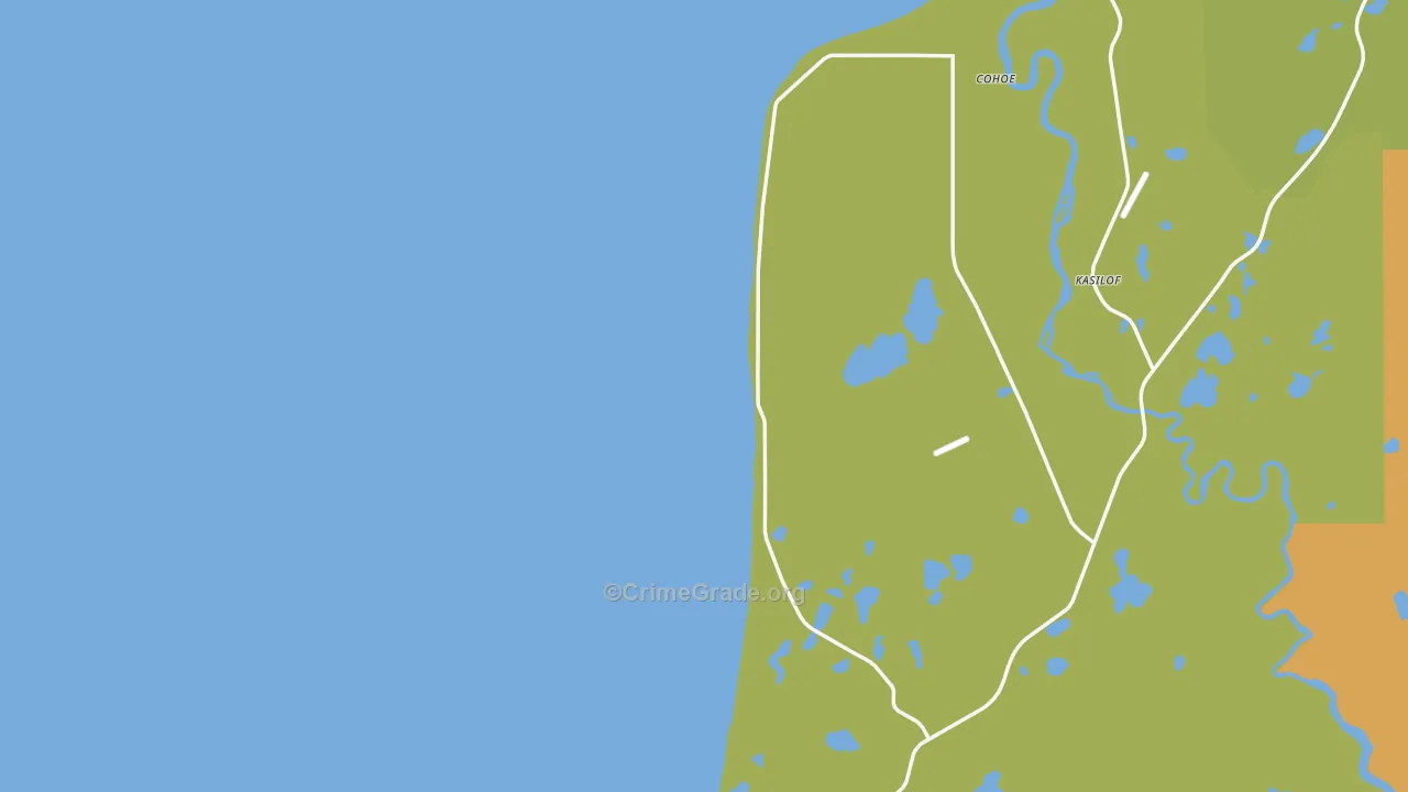 Clam Gulch, AK Map of Murder Rates