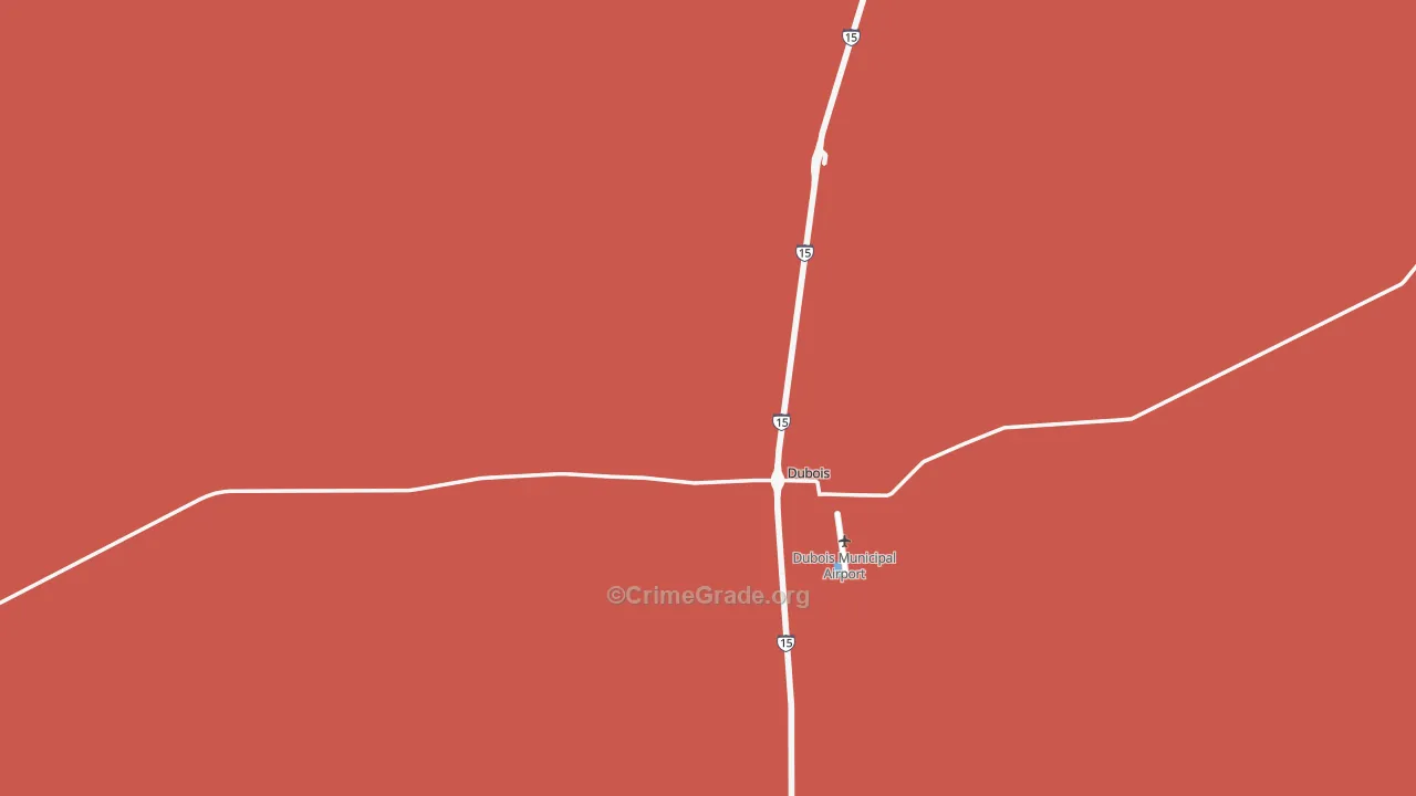 Clark County, ID Map of Murder Rates