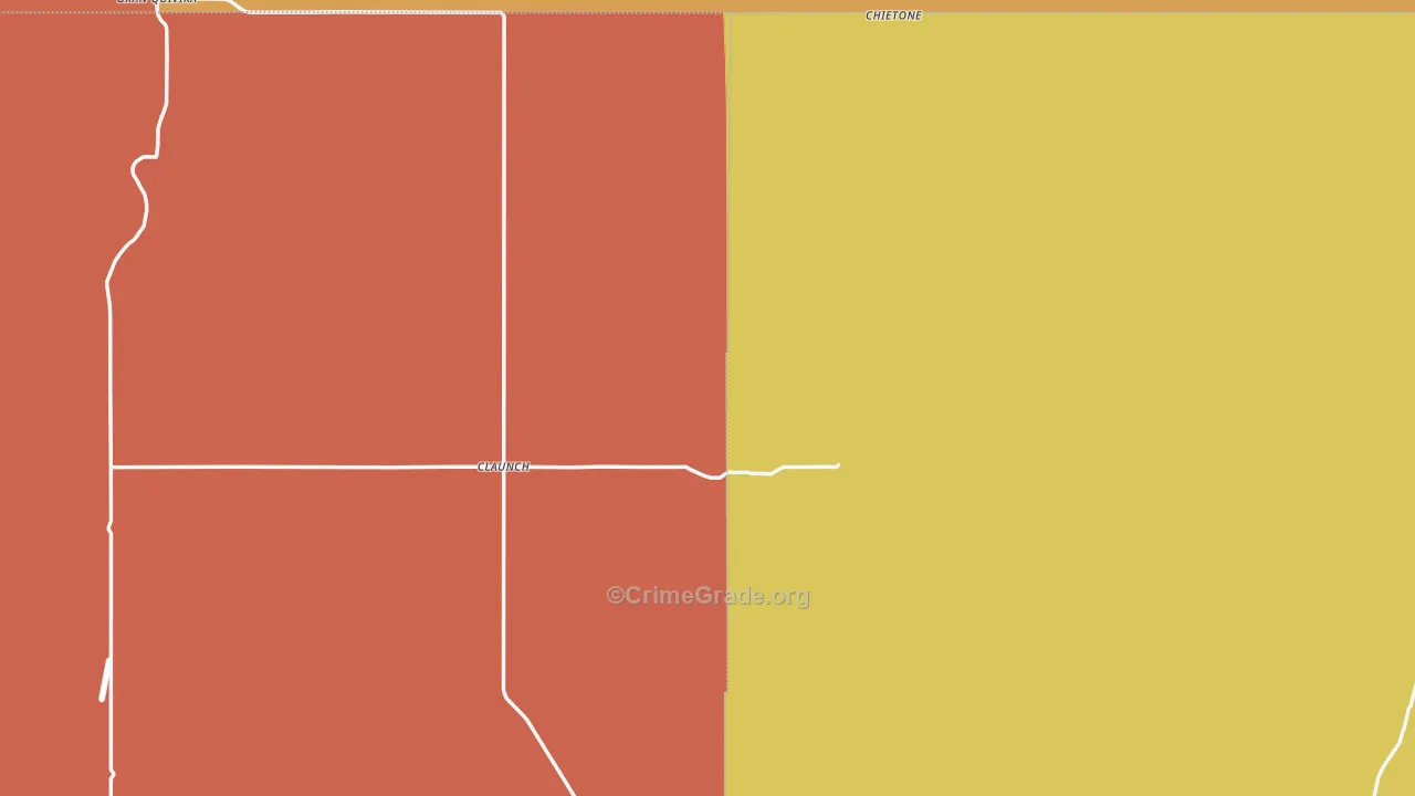Claunch, NM Map of Murder Rates