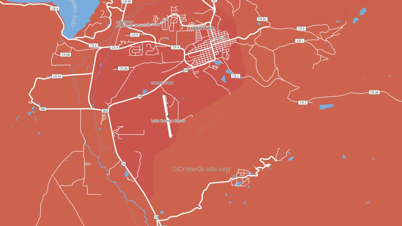 Climax, CO Map of Murder Rates