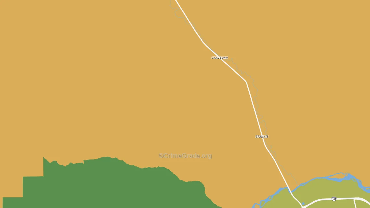 Clyde Park, MT Map of Murder Rates