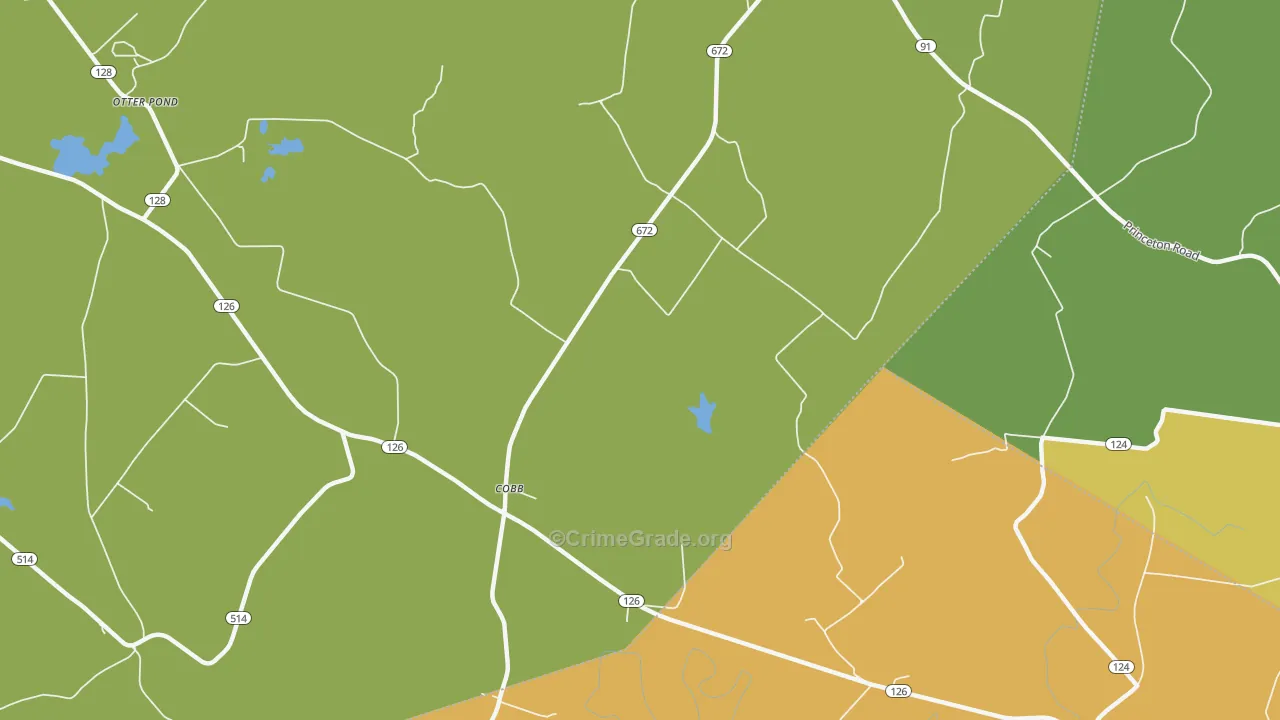 Cobb, KY Map of Murder Rates