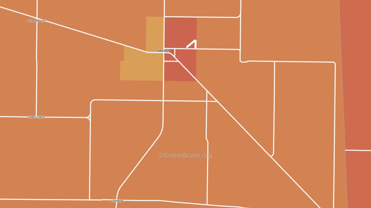 Cochran County, TX Map of Murder Rates