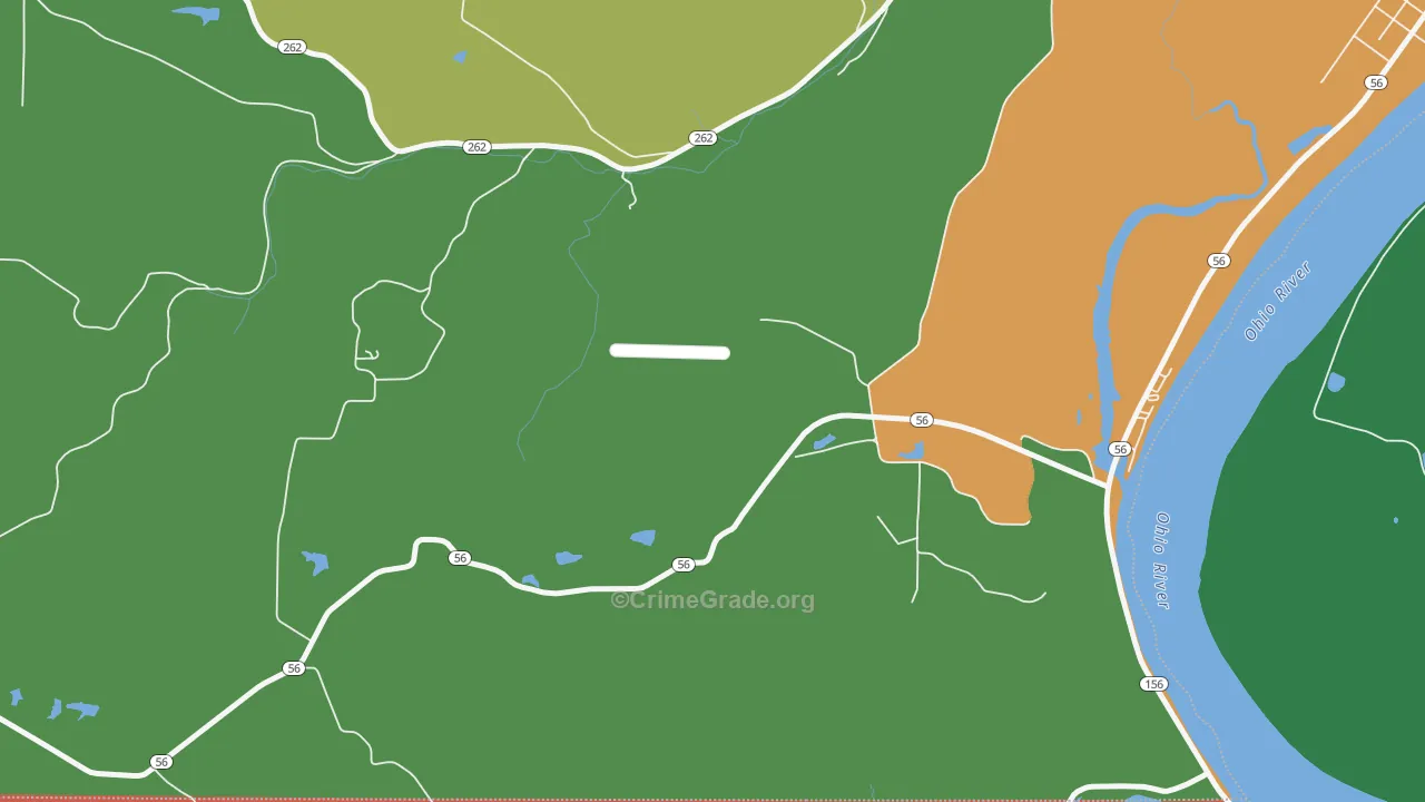 Cofield Corner, IN Map of Murder Rates
