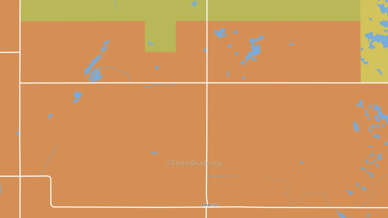 Cogswell, ND Map of Murder Rates