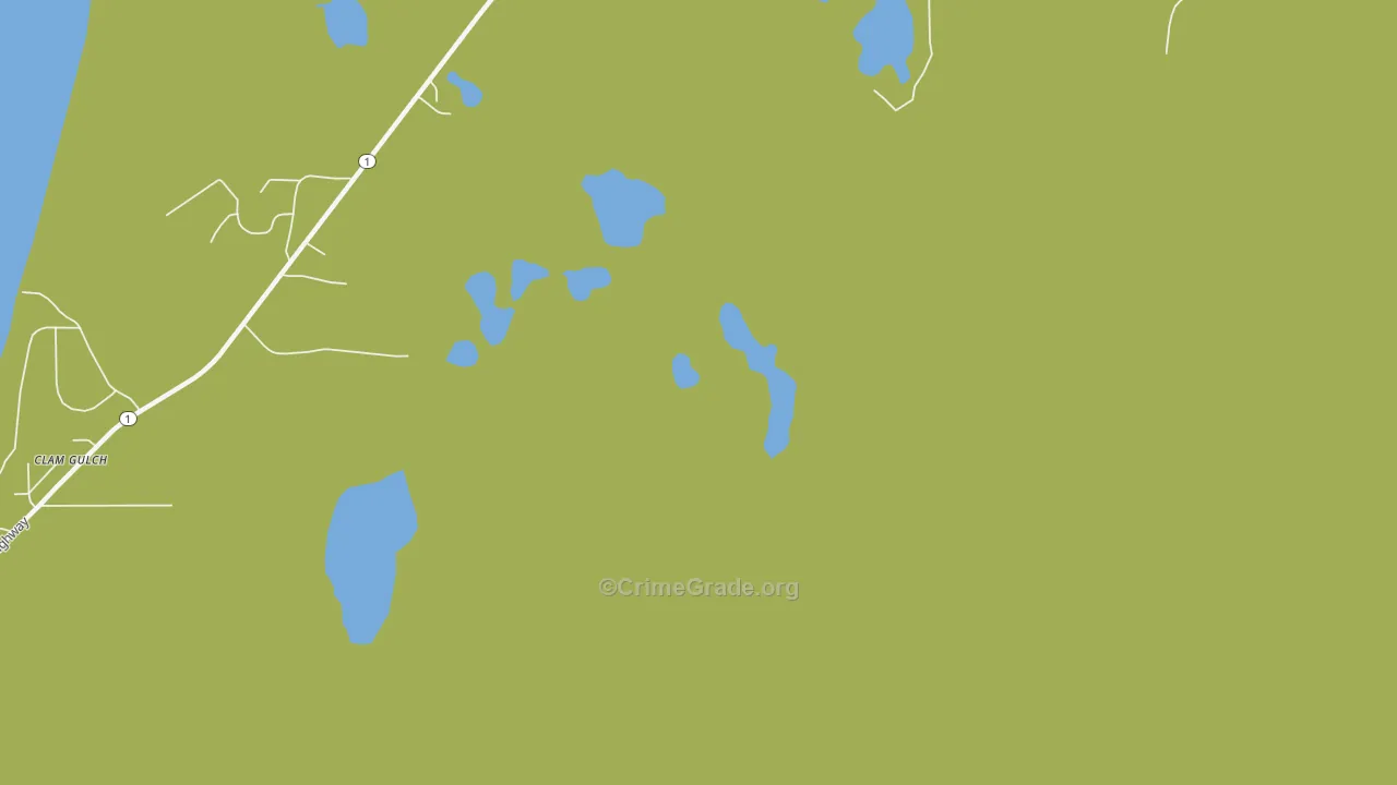 Cohoe, AK Map of Murder Rates