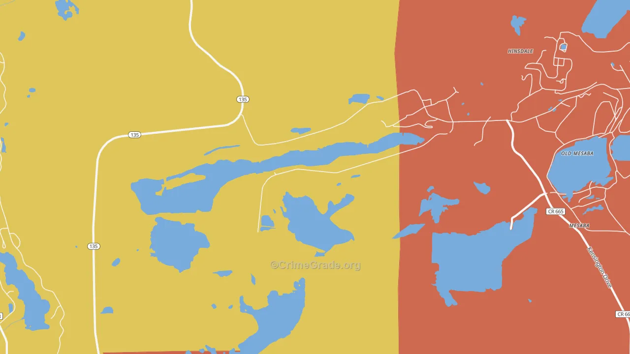 Colby, MN Map of Murder Rates