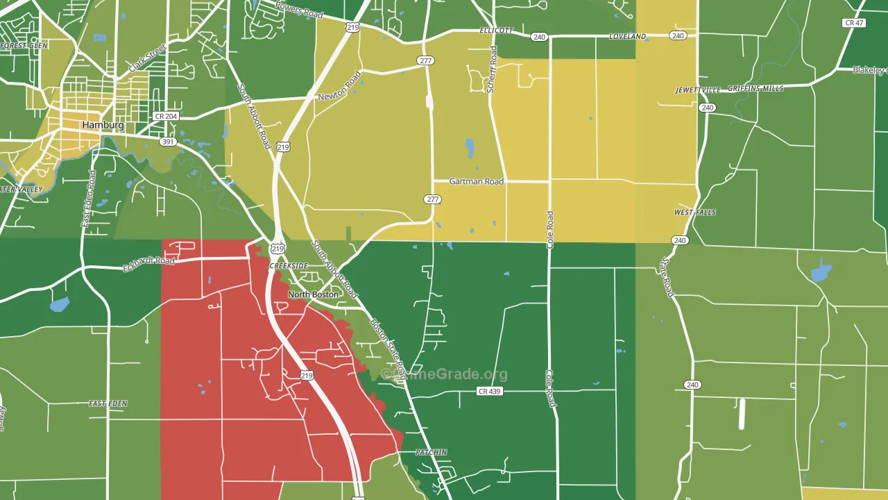 Colden, NY Map of Murder Rates