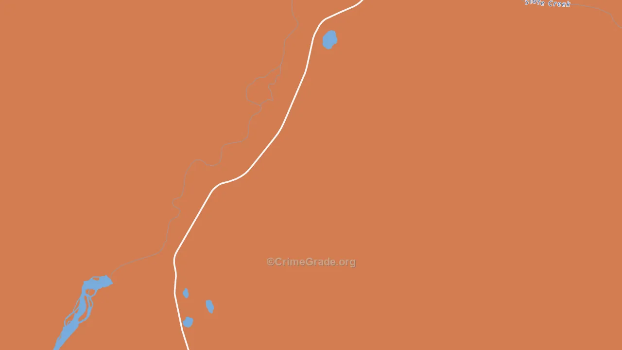 Coldfoot, AK Map of Murder Rates