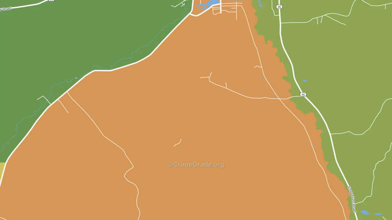 Colegrove, PA Map of Murder Rates