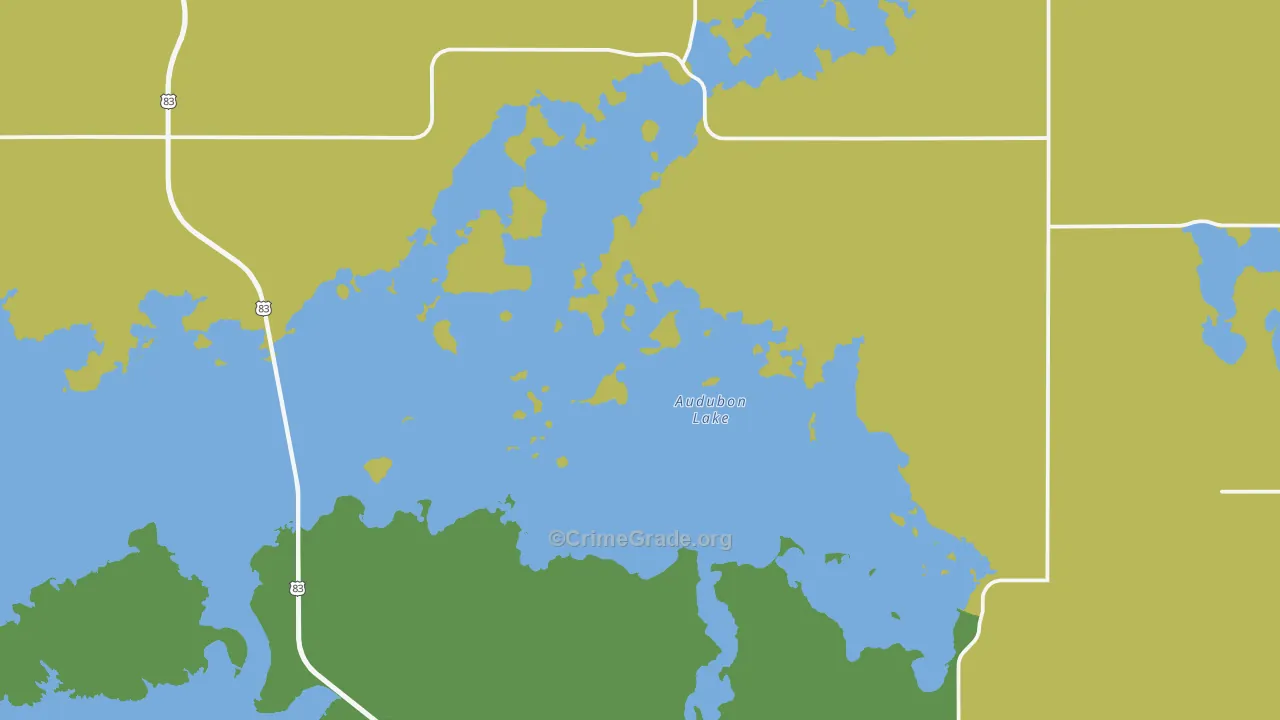 Coleharbor, ND Map of Murder Rates