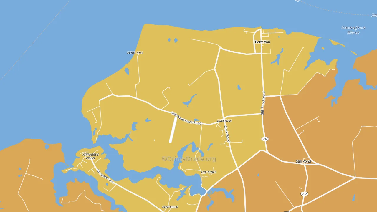 Coleman, MD Map of Murder Rates