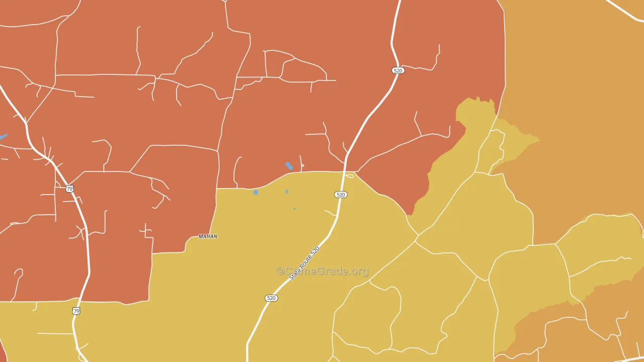 Colquitt, LA Map of Murder Rates
