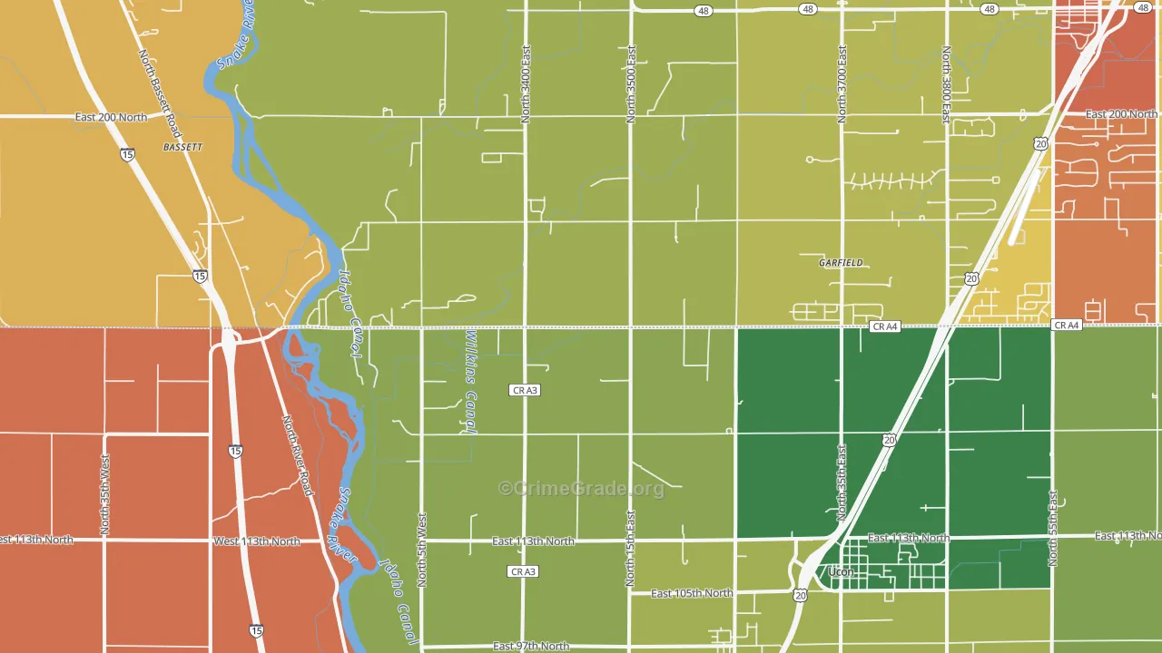 Coltman, ID Map of Murder Rates