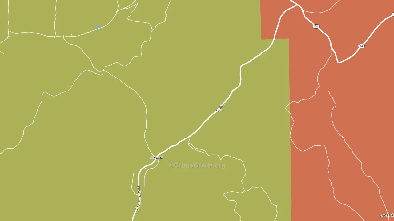 Conrad, PA Map of Murder Rates