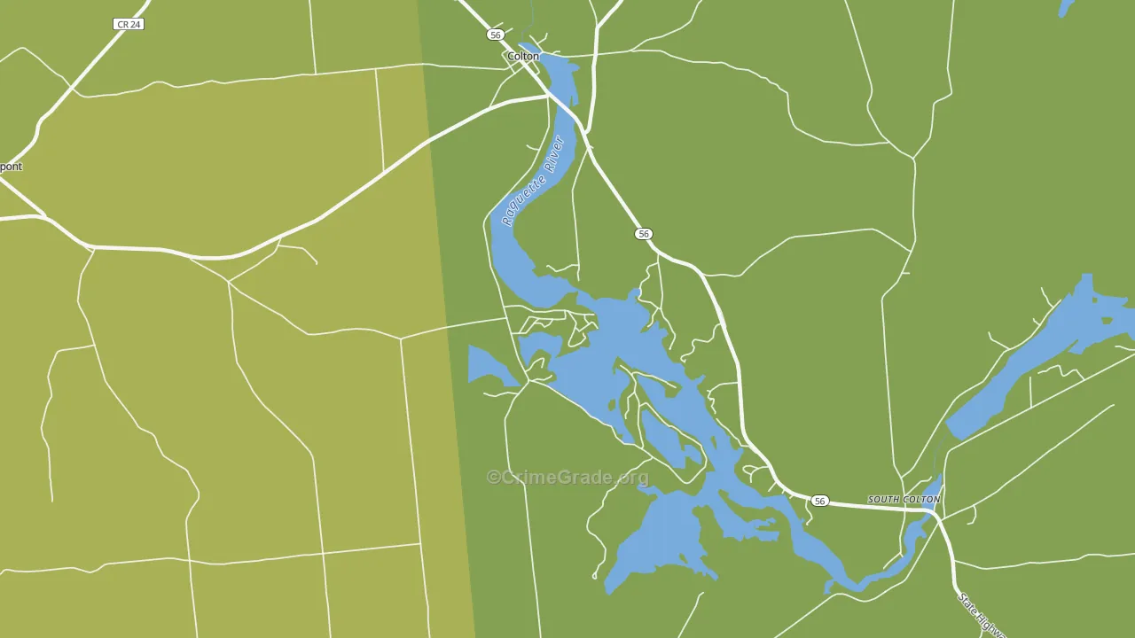 Cook Corners, NY Map of Murder Rates