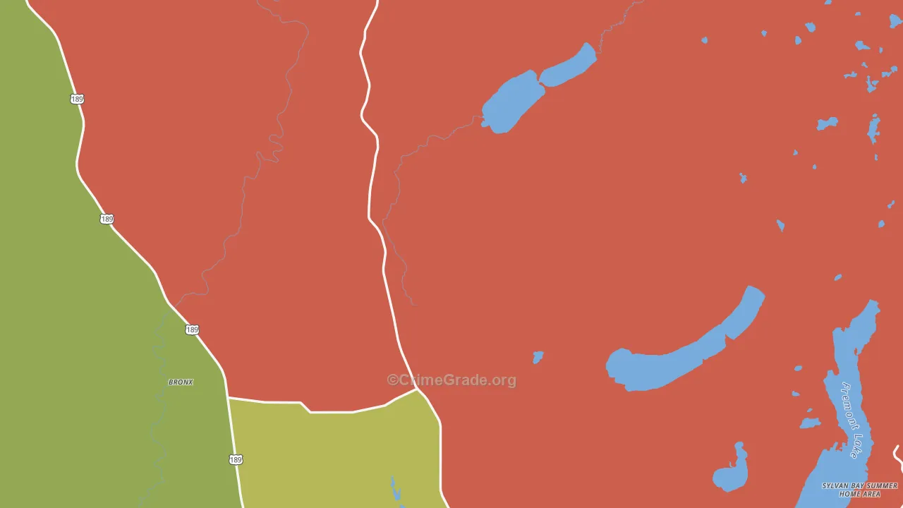 Cora, WY Map of Murder Rates