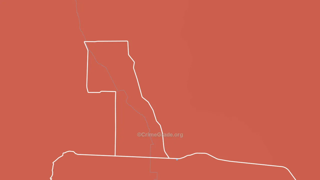 Cordero, NV Map of Murder Rates