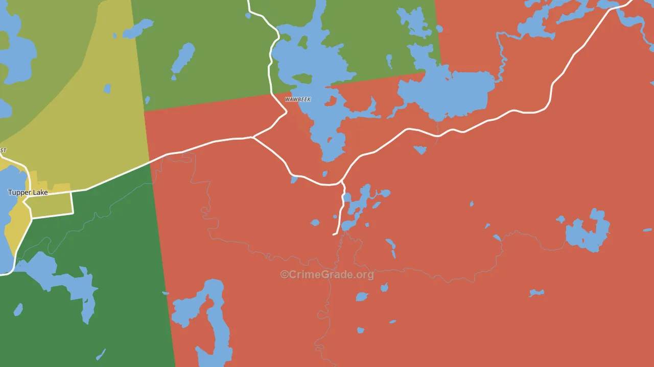 Coreys, NY Map of Murder Rates