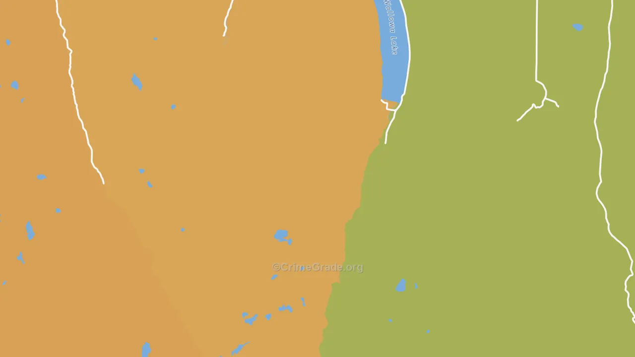 Cornucopia, OR Map of Murder Rates