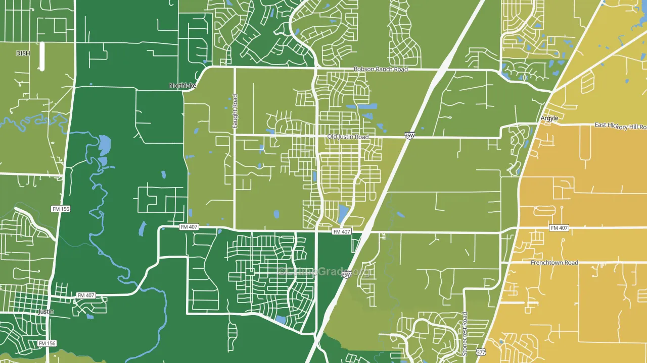 Corral City, TX Map of Murder Rates