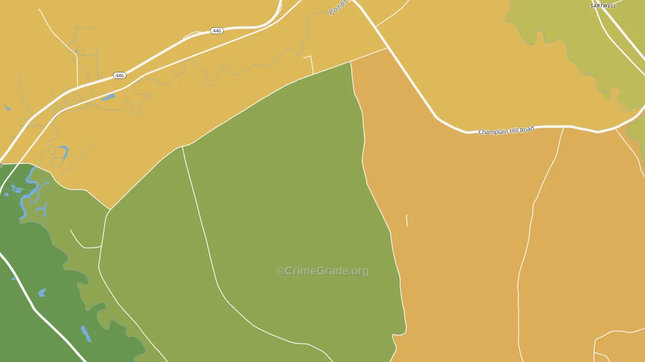 Coryville, PA Map of Murder Rates
