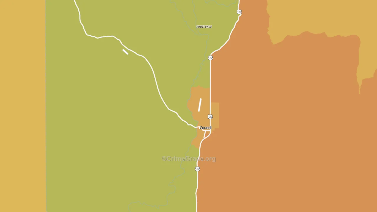 Council, ID Map of Murder Rates