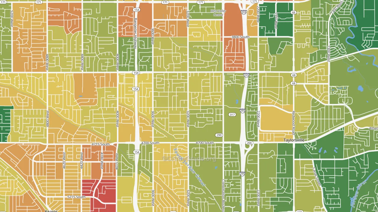 Country Squire Estates, West Valley City, UT Map of Murder Rates