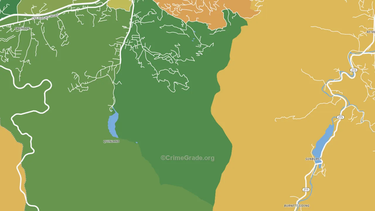 Cove Creek, NC Map of Murder Rates