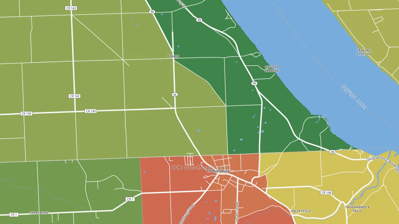 Covert, NY Map of Murder Rates