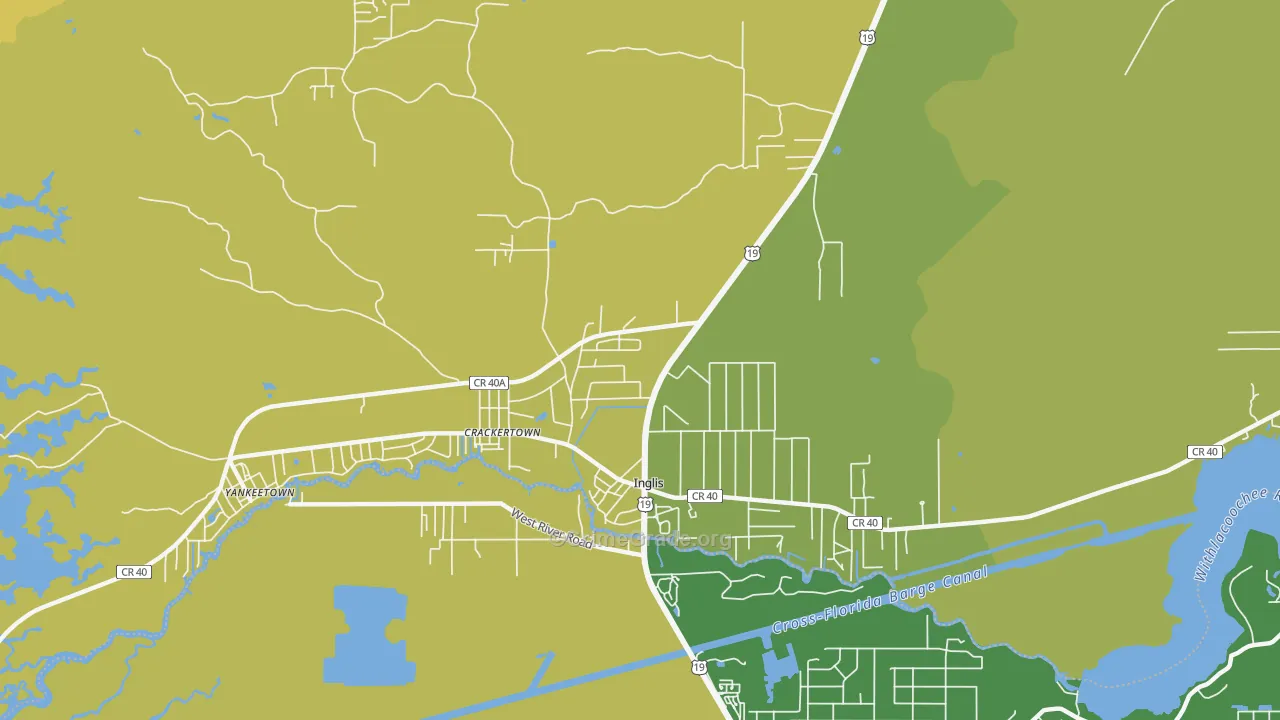 Crackertown, FL Map of Murder Rates