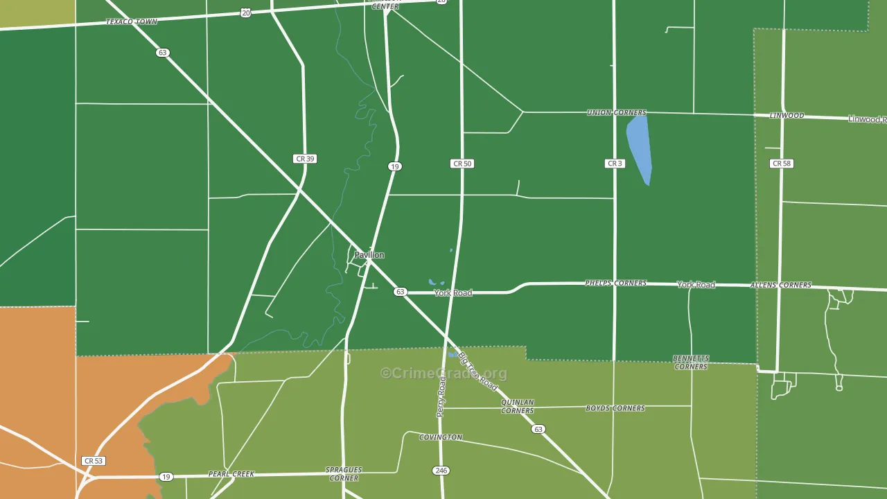 Craigs, NY Map of Murder Rates