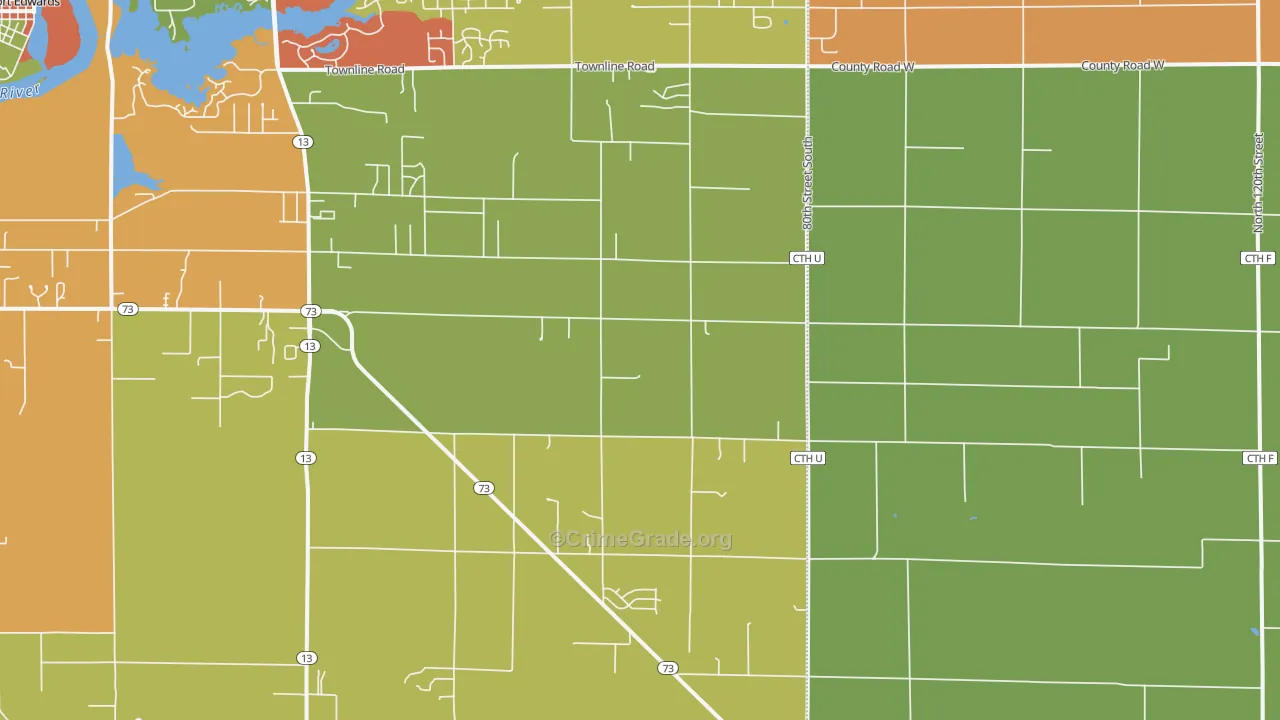 Cranmoor, WI Map of Murder Rates