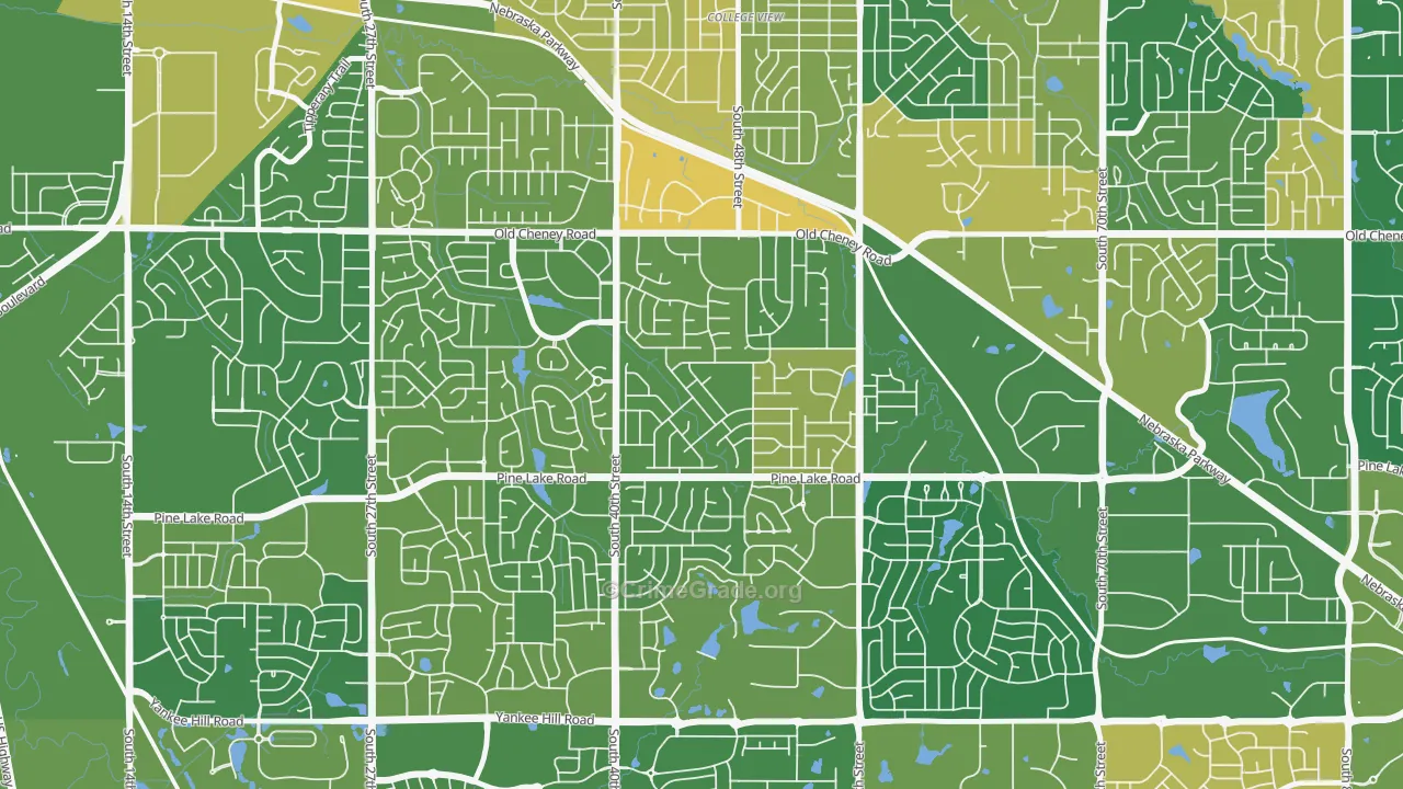 Cripple Creek, Lincoln, NE Map of Murder Rates