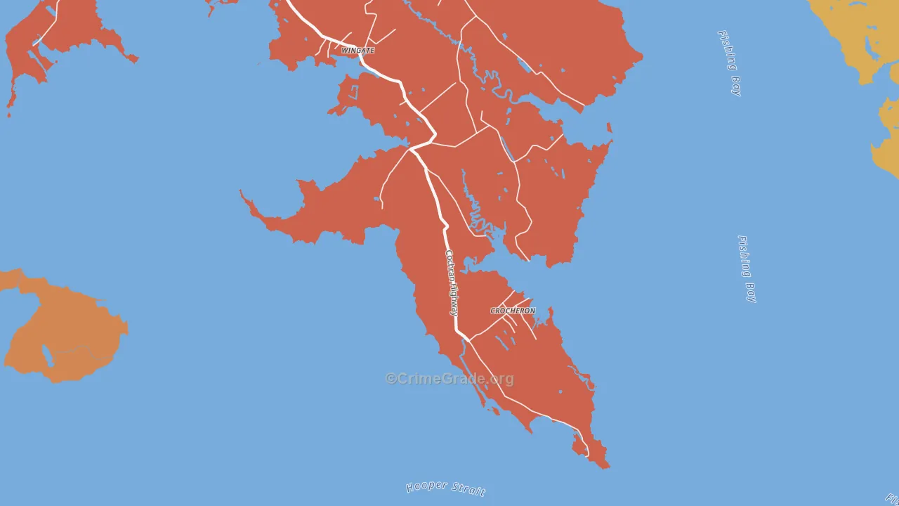Crocheron, MD Map of Murder Rates