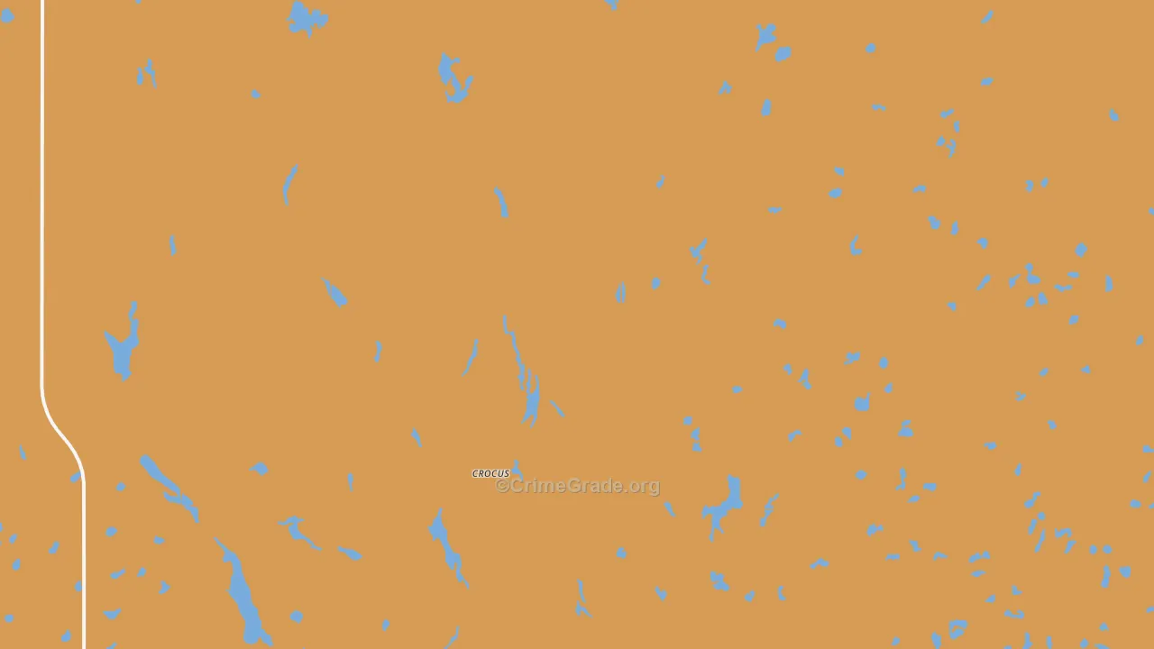 Crocus, ND Map of Murder Rates