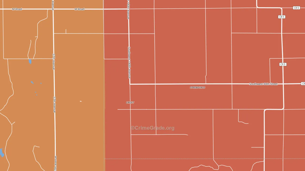 Croft, KS Map of Murder Rates
