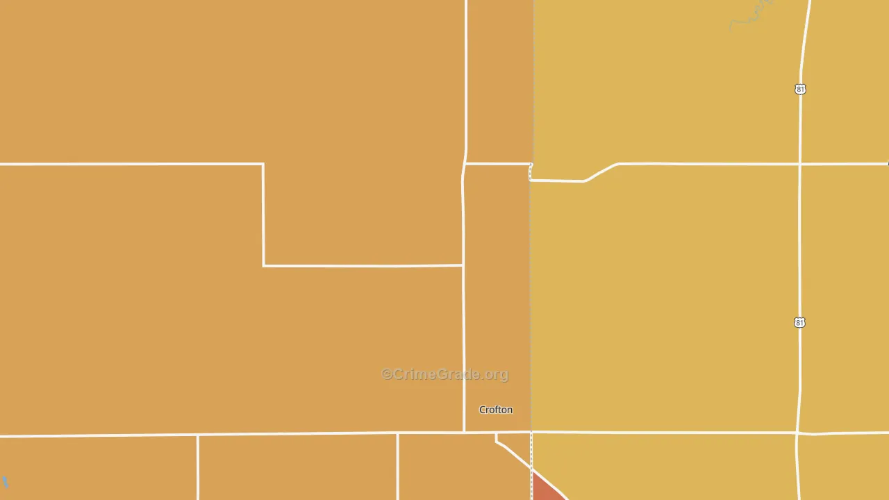 Crofton, NE Map of Murder Rates