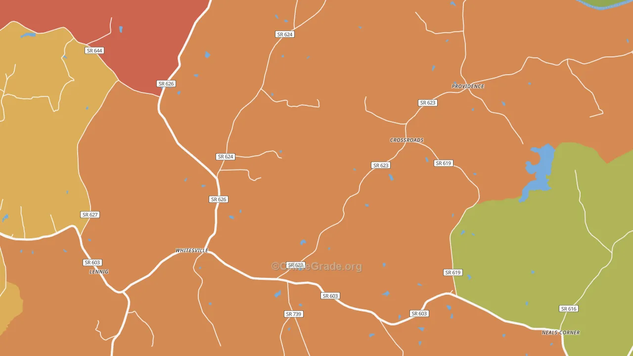 Crossroads, VA Map of Murder Rates