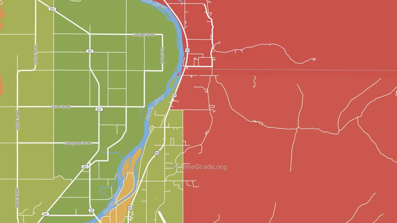 Crystal, ID Map of Murder Rates