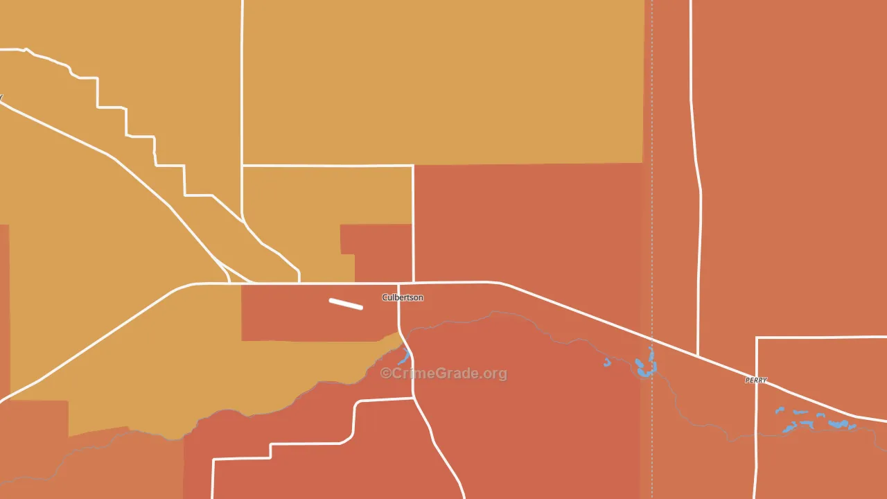 Culbertson, NE Map of Murder Rates