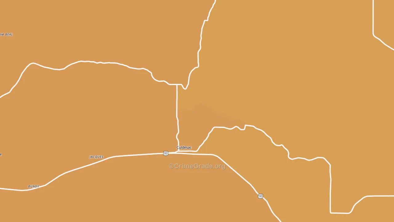 Culdesac, ID Map of Murder Rates