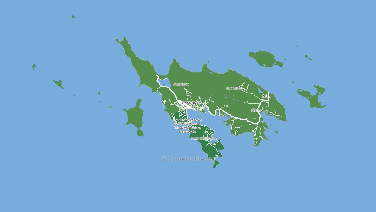 Culebra Municipio, PR Map of Murder Rates