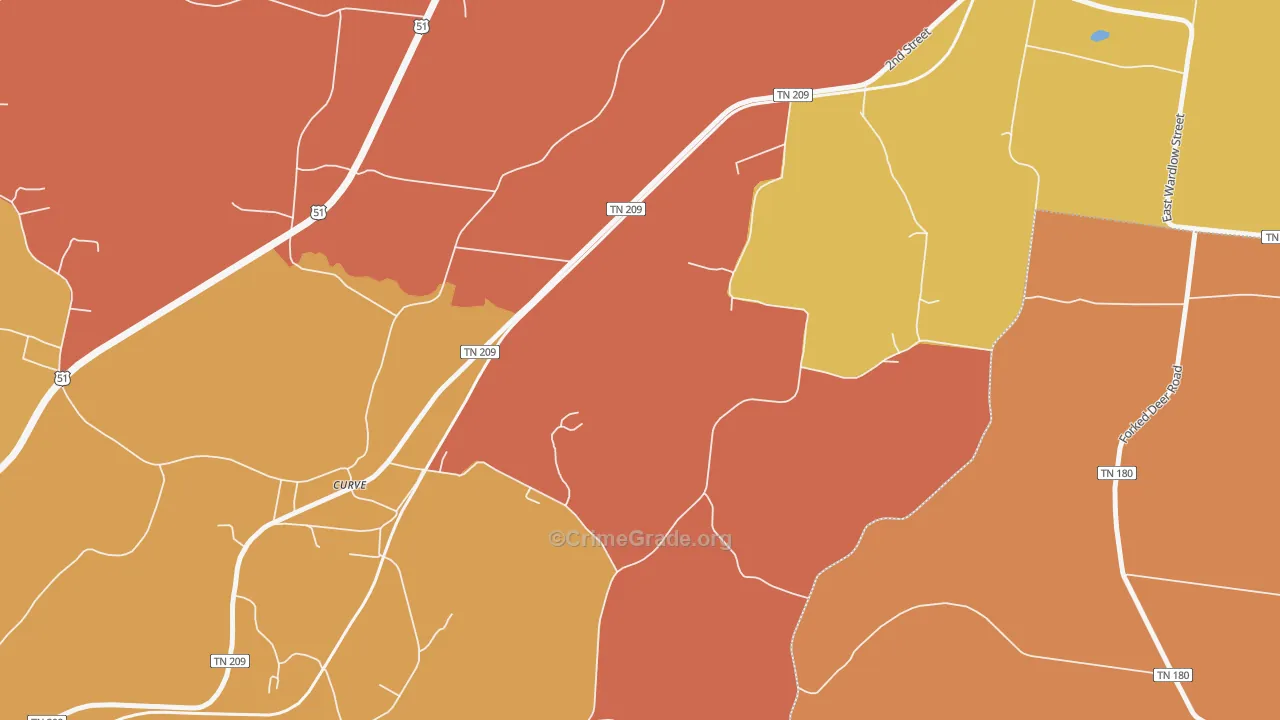 Curve, TN Map of Murder Rates